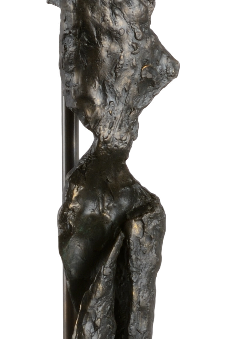Artemis Table Lamp composite body with dark bronze finish