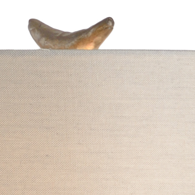 Artemis Table Lamp has a light taupe natural linen shade