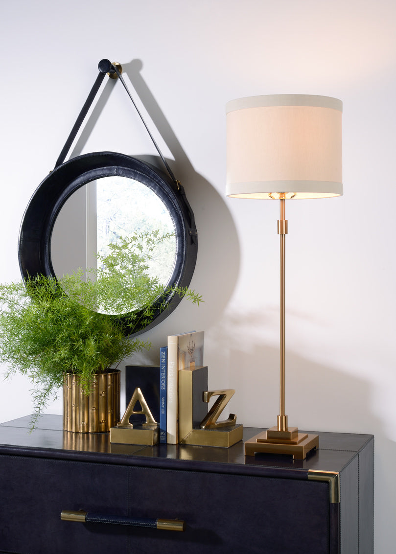 Bailey Lamp - Brass in lifestyle setting