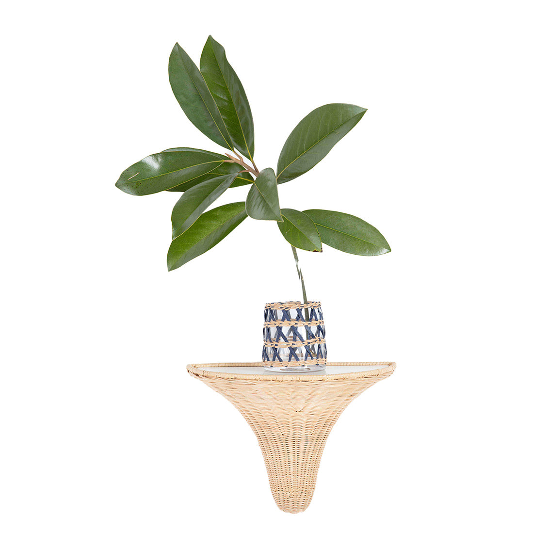 Baytree Wicker Bracket-Natural lifestyle display