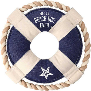 Beach Dog Canvas Chew Toy