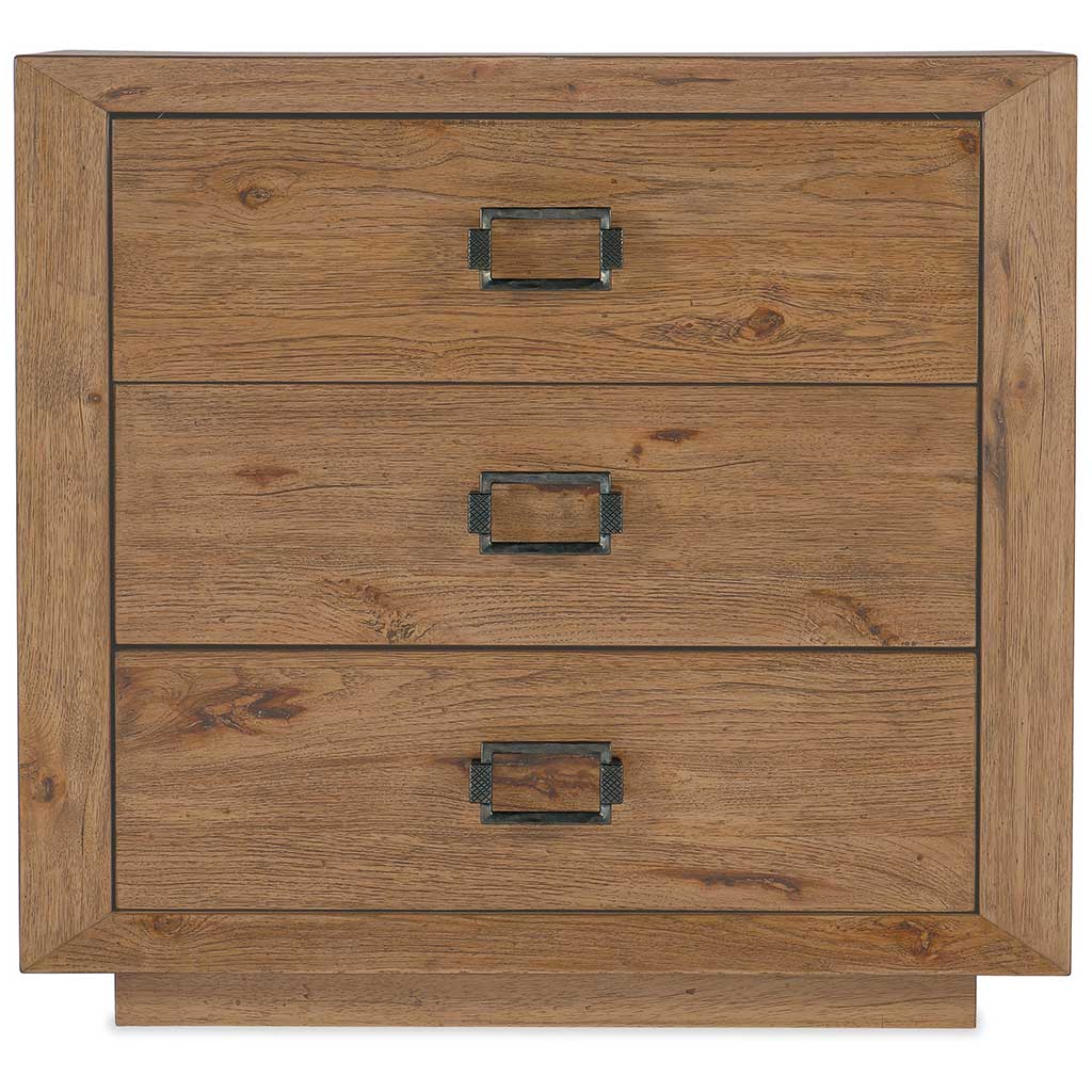 Big Sky 3-Drawer Nightstand front view