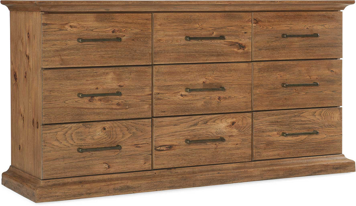 Big Sky Nine Drawer Dresser