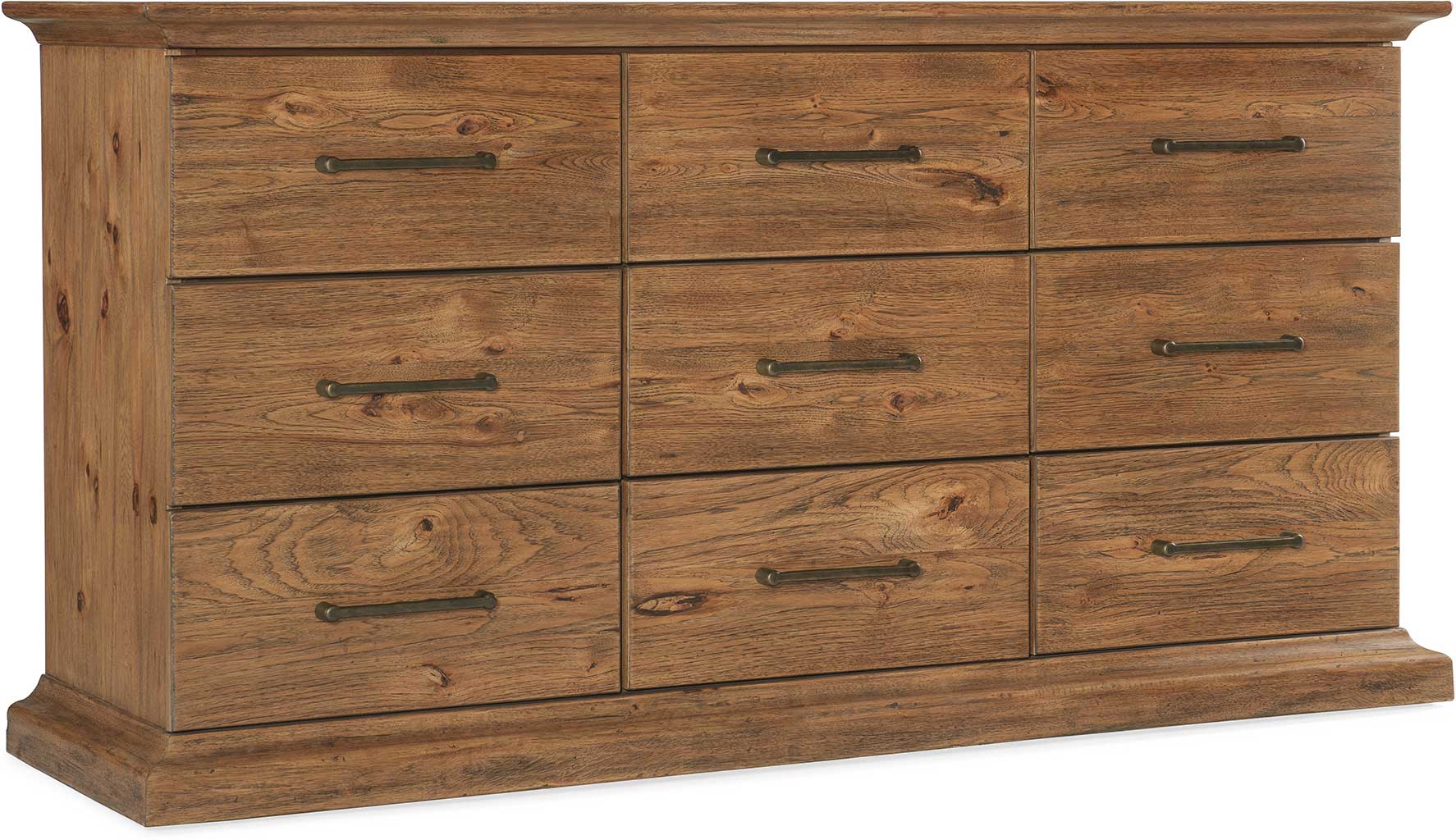 Big Sky Nine Drawer Dresser