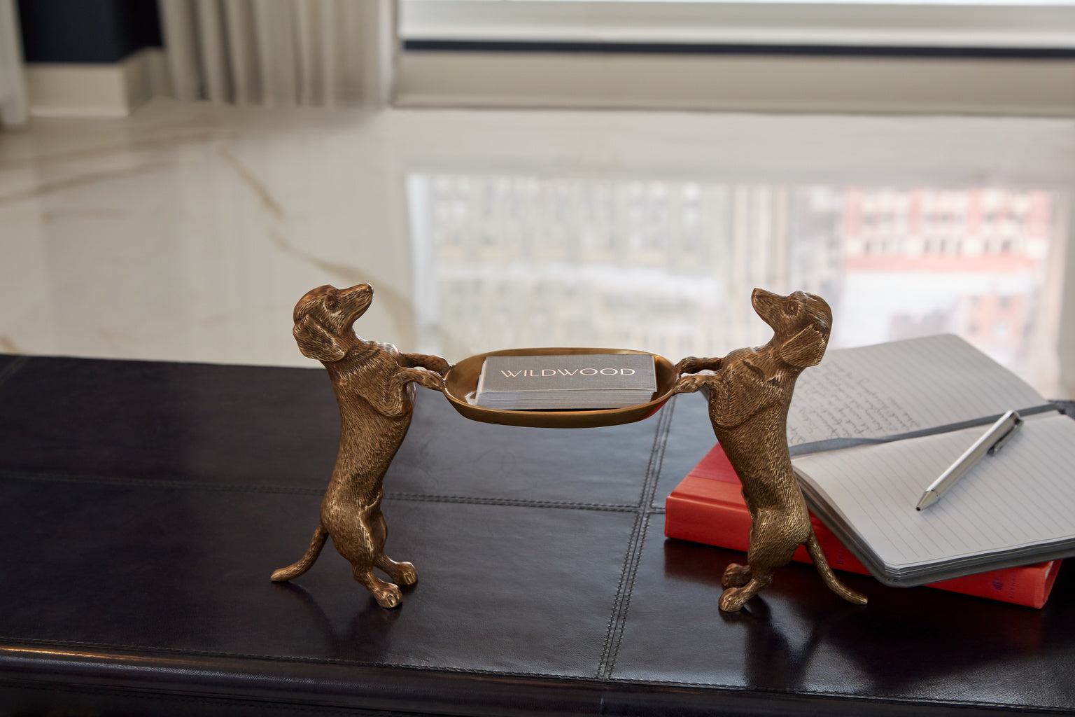 Brass Dachshund lifestyle