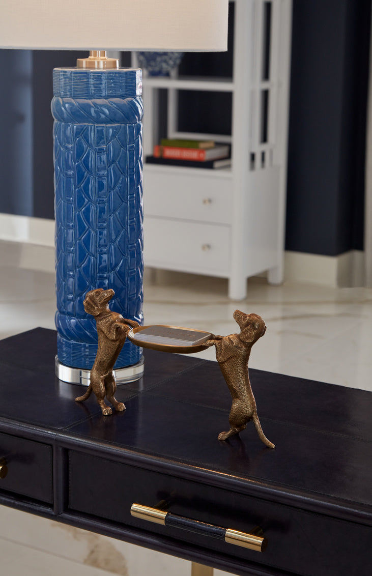 Brass Dachshund lifestyle