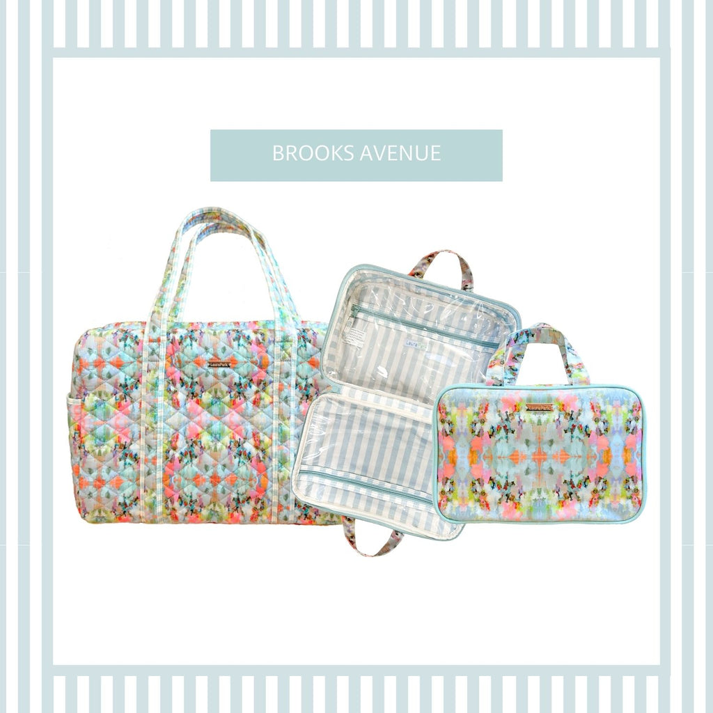 Brooks Avenue Travel Case and duffel bag