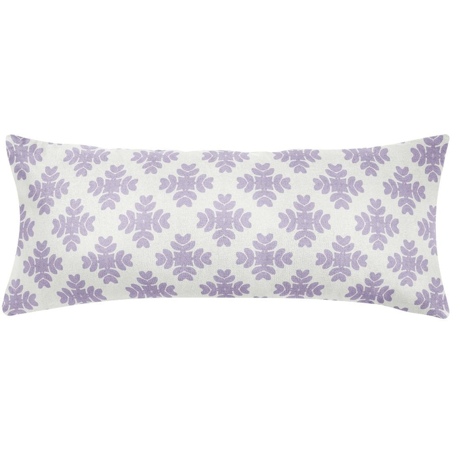 Brushstrokes Lavender Throw Pillow