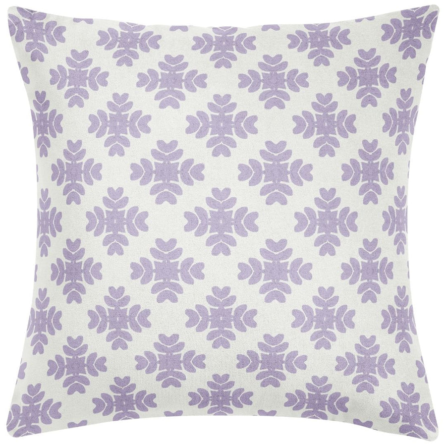 Brushstrokes Lavender Throw Pillow