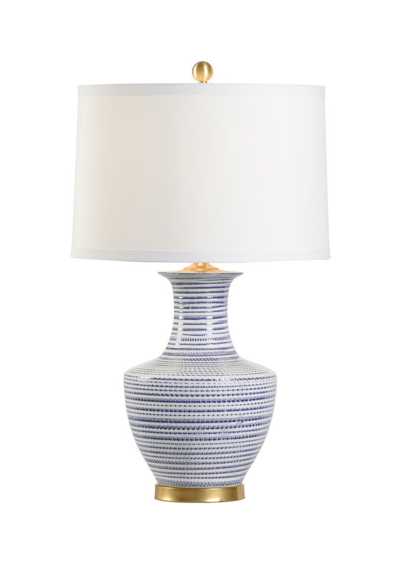 Classic Lamp Blue & Gold