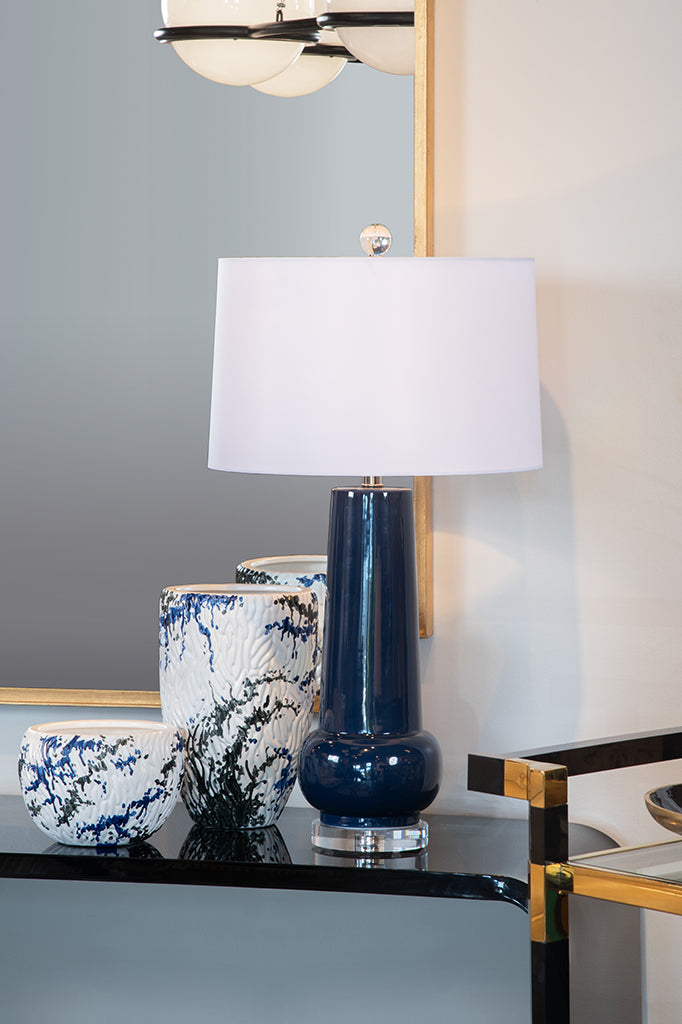 Classic Blue Lamp as an accent lamp