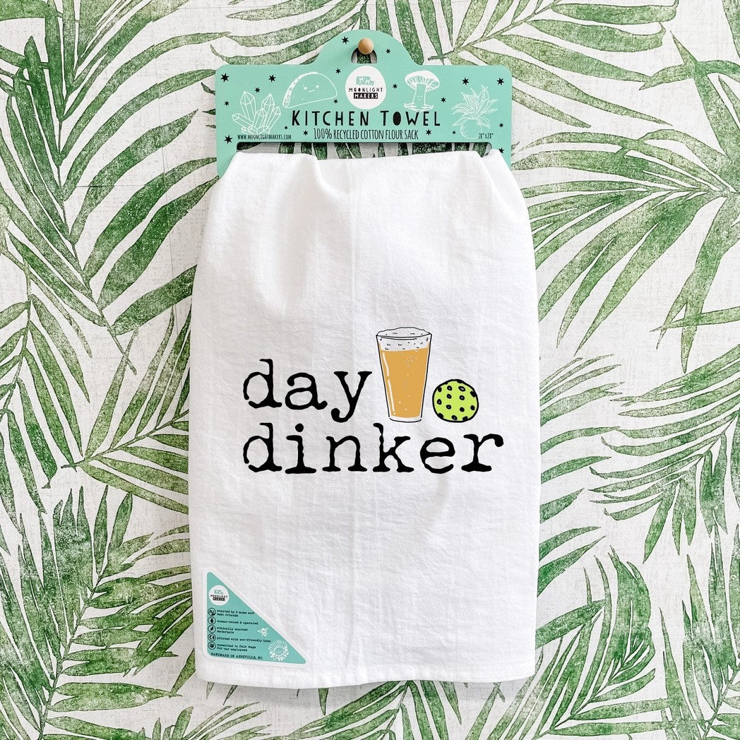 Day Dinker Pickleball Kitchen Towel package