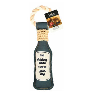Drinking Alone Dog Chew Toy package