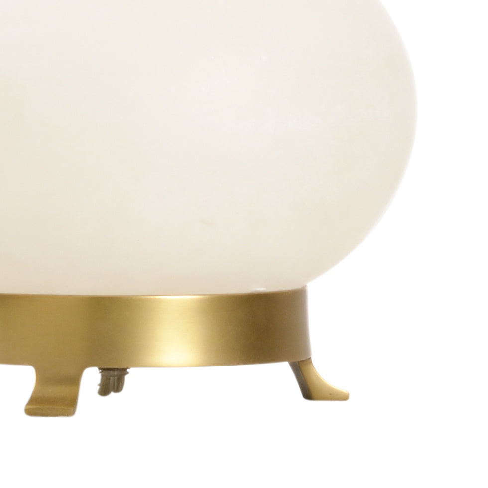 Eathon Table Lamp - Alabaster with brass accent