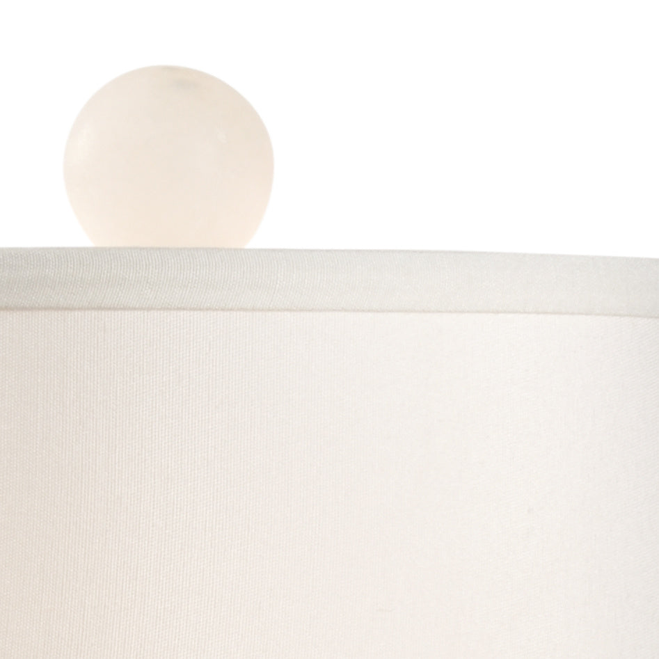 Eathon Table Lamp - Alabaster off-white silkette shade