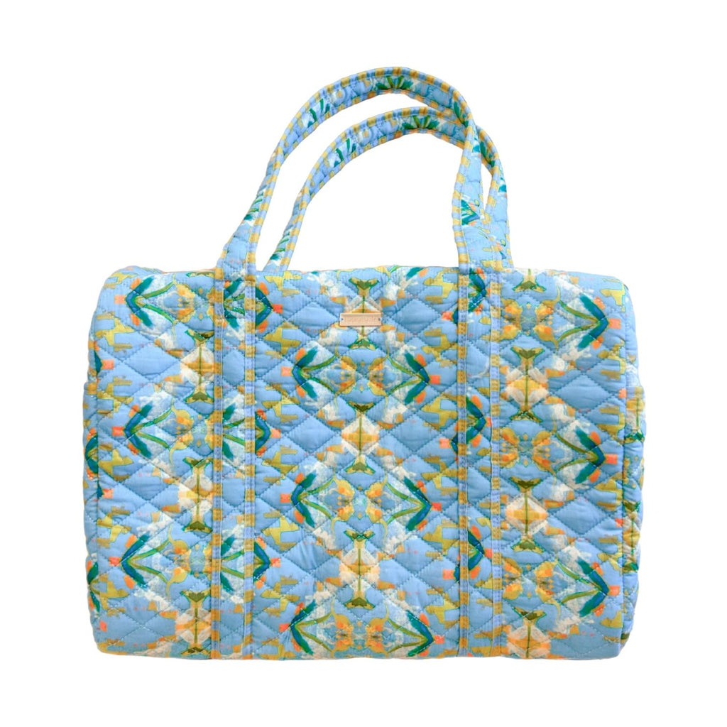 English Garden Blue Travel Duffel Bag