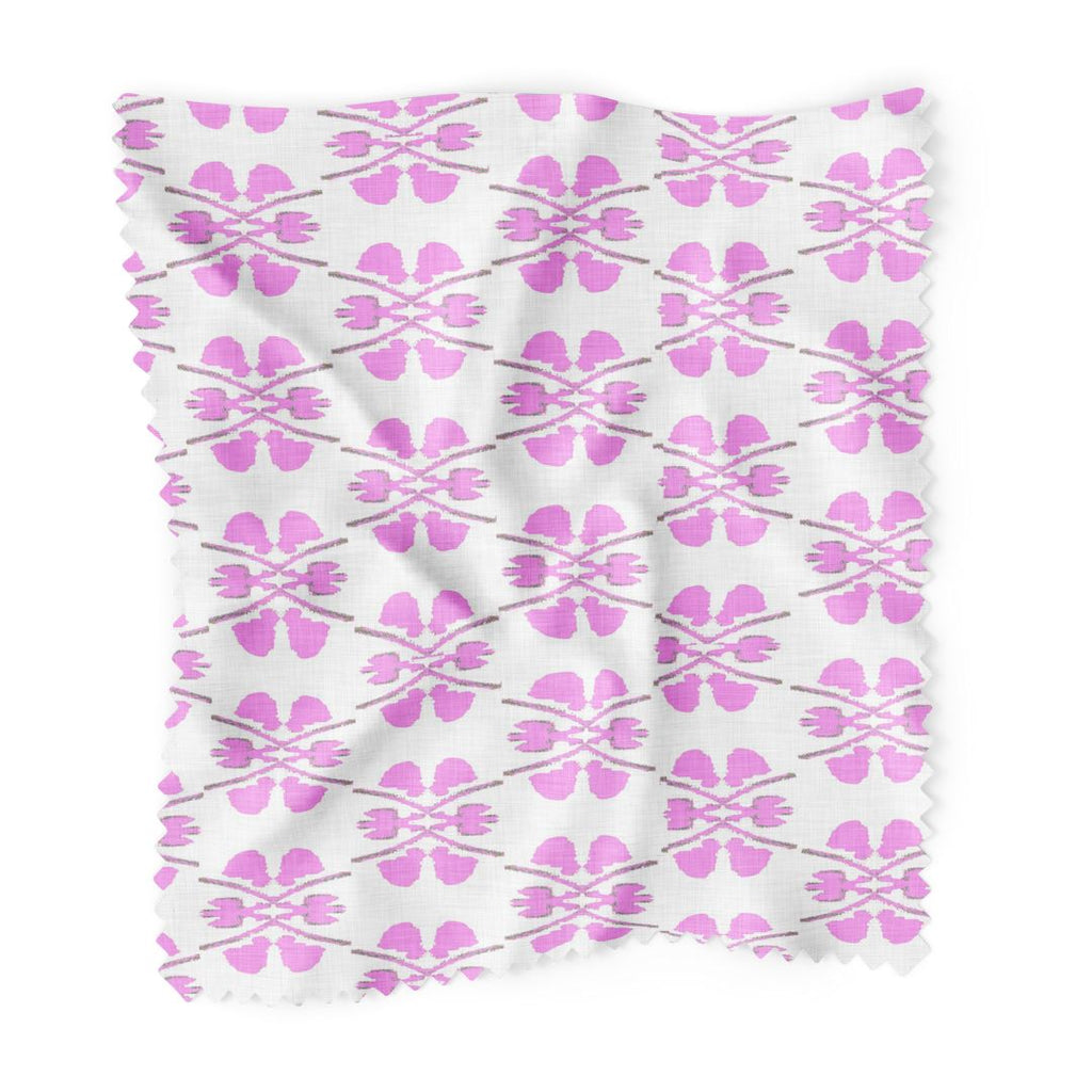 Clover Pink Fabric by the Yard sample swatch