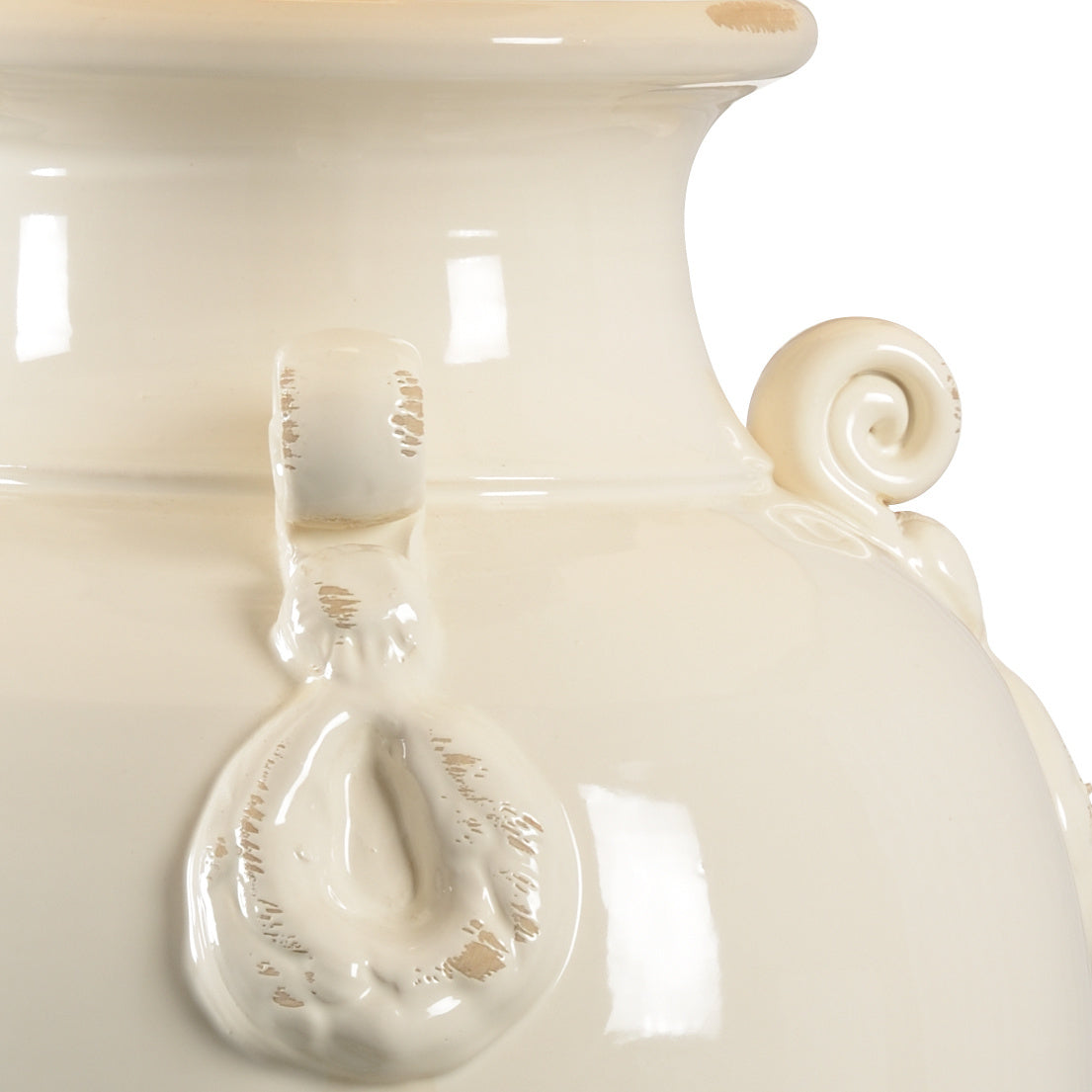 Fabiano Table Lamp - Aged Cream body detail