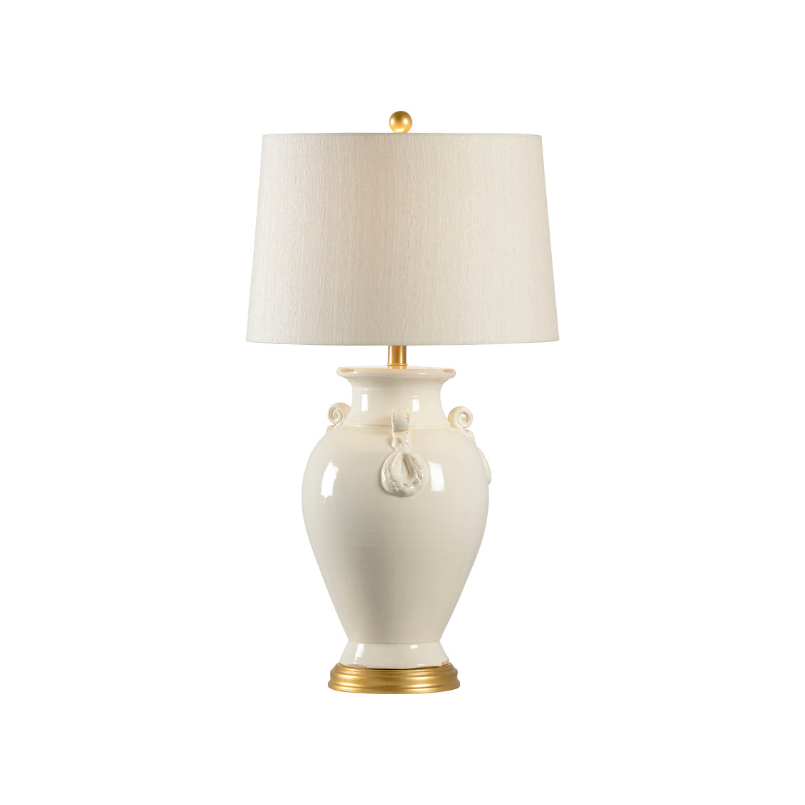 Fabiano Table Lamp - Aged Cream is hand sculpted