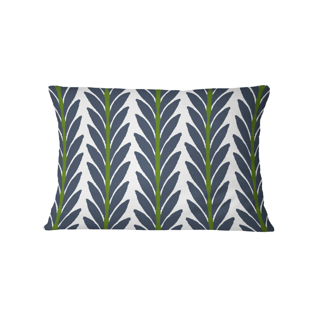 Frond Indigo Outdoor Pillow