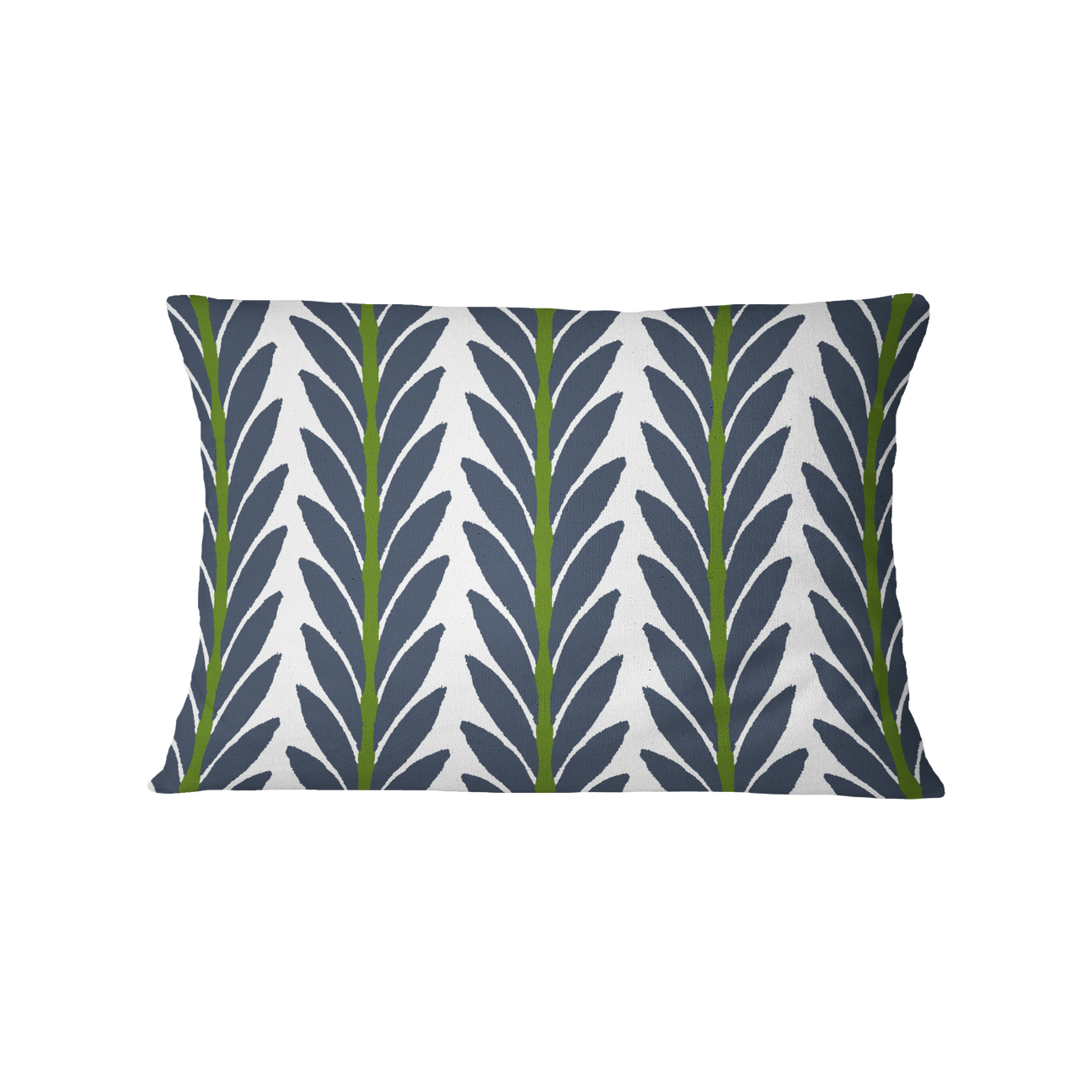 Frond Indigo Outdoor Pillow