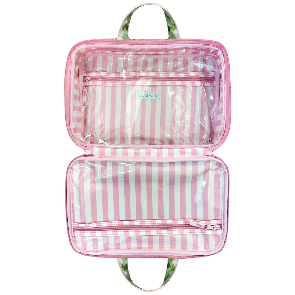 Giverny Travel Case has a plastic lined interior