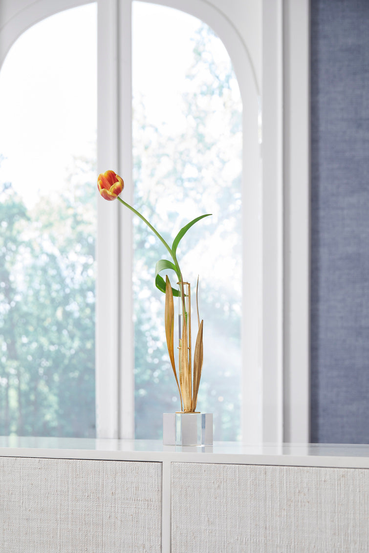 Gold Leaf Vase lifestyle setting