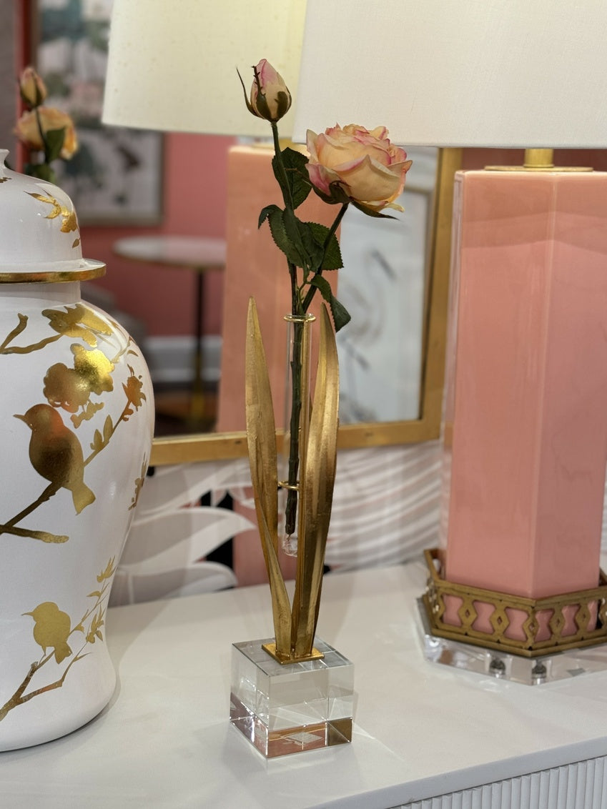Gold Leaf Vase lifestyle setting