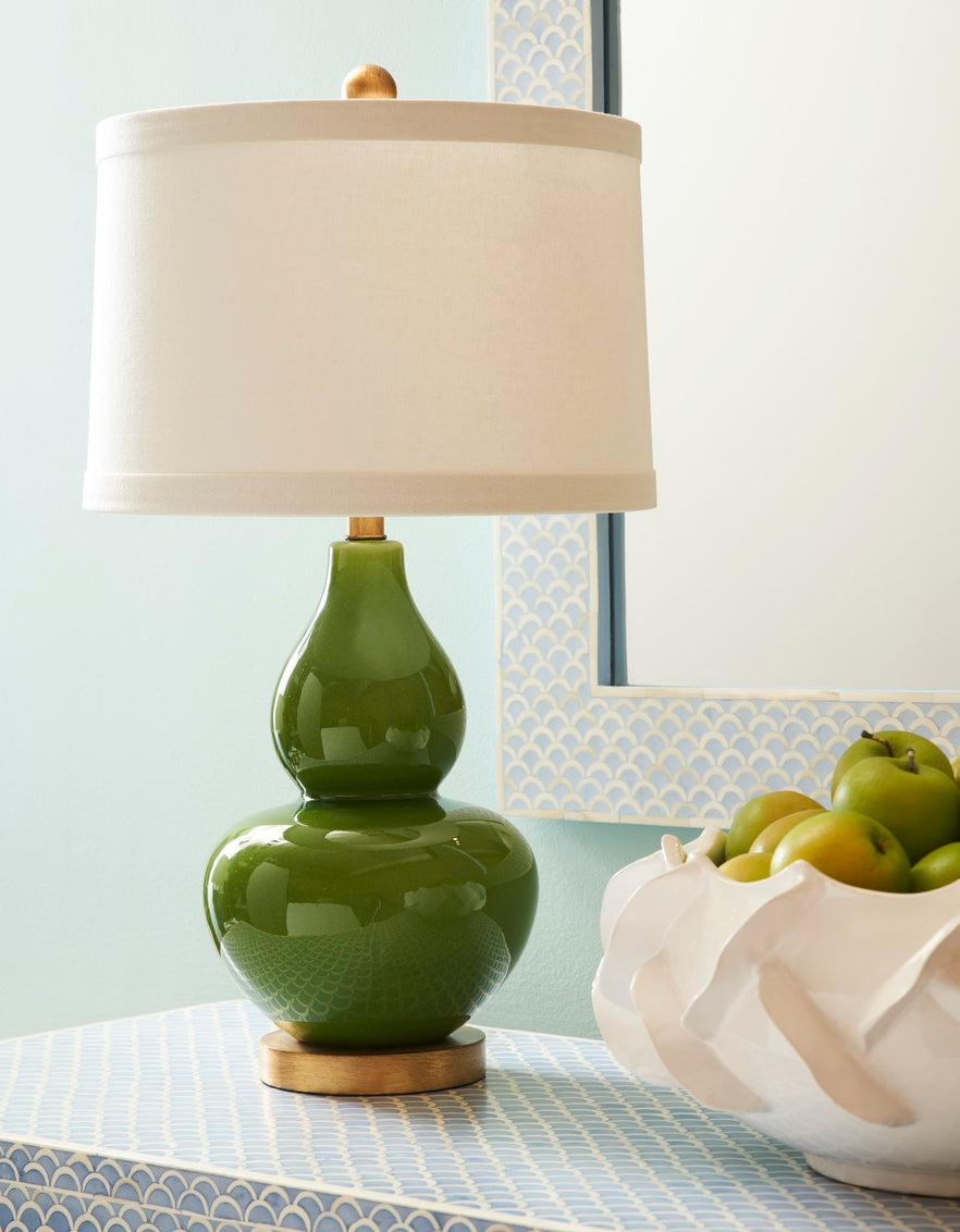 Gourd Lamp - Green lifestyle setting