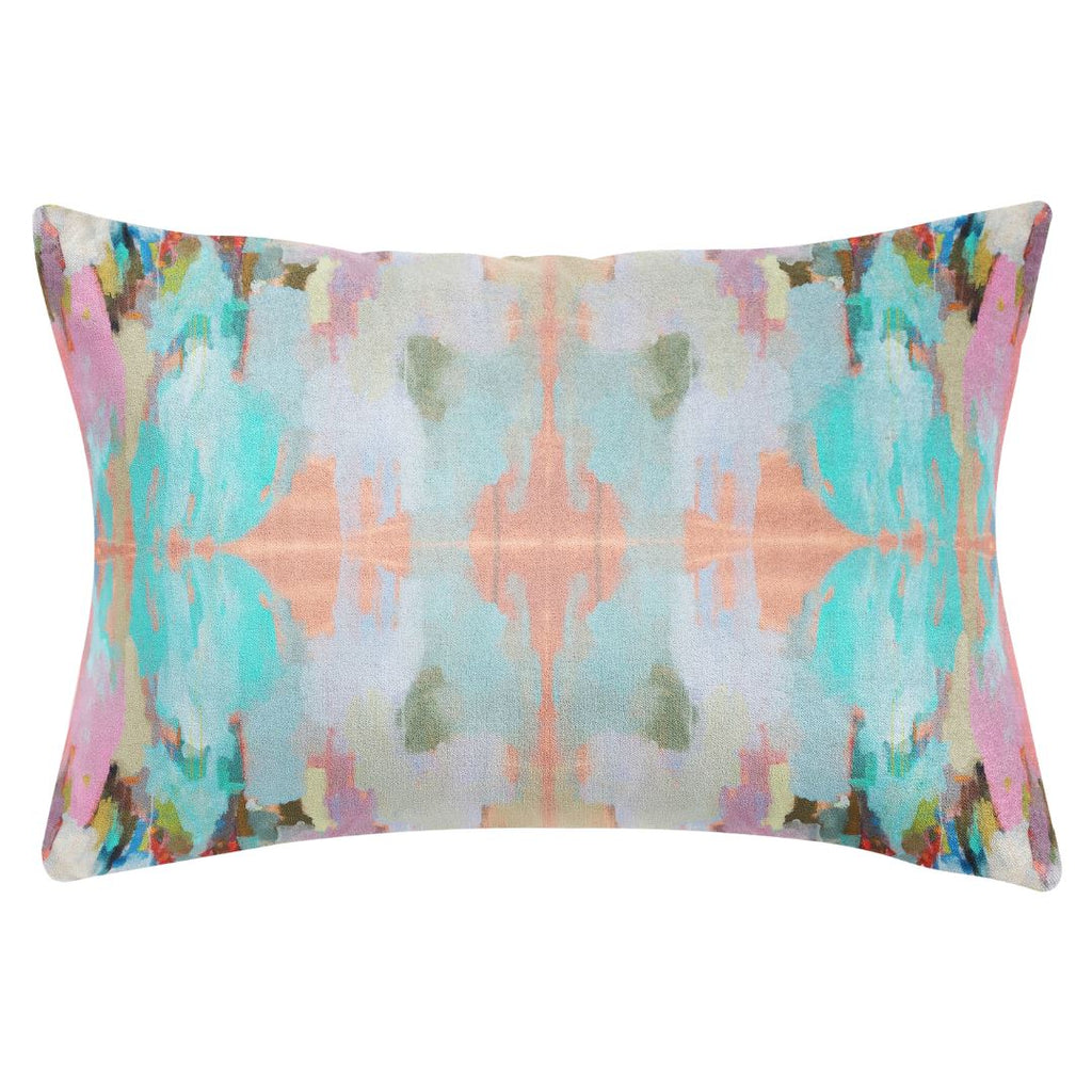 Brooks Avenue linen pillow inspired by original art from Laura Park Designs lumbar