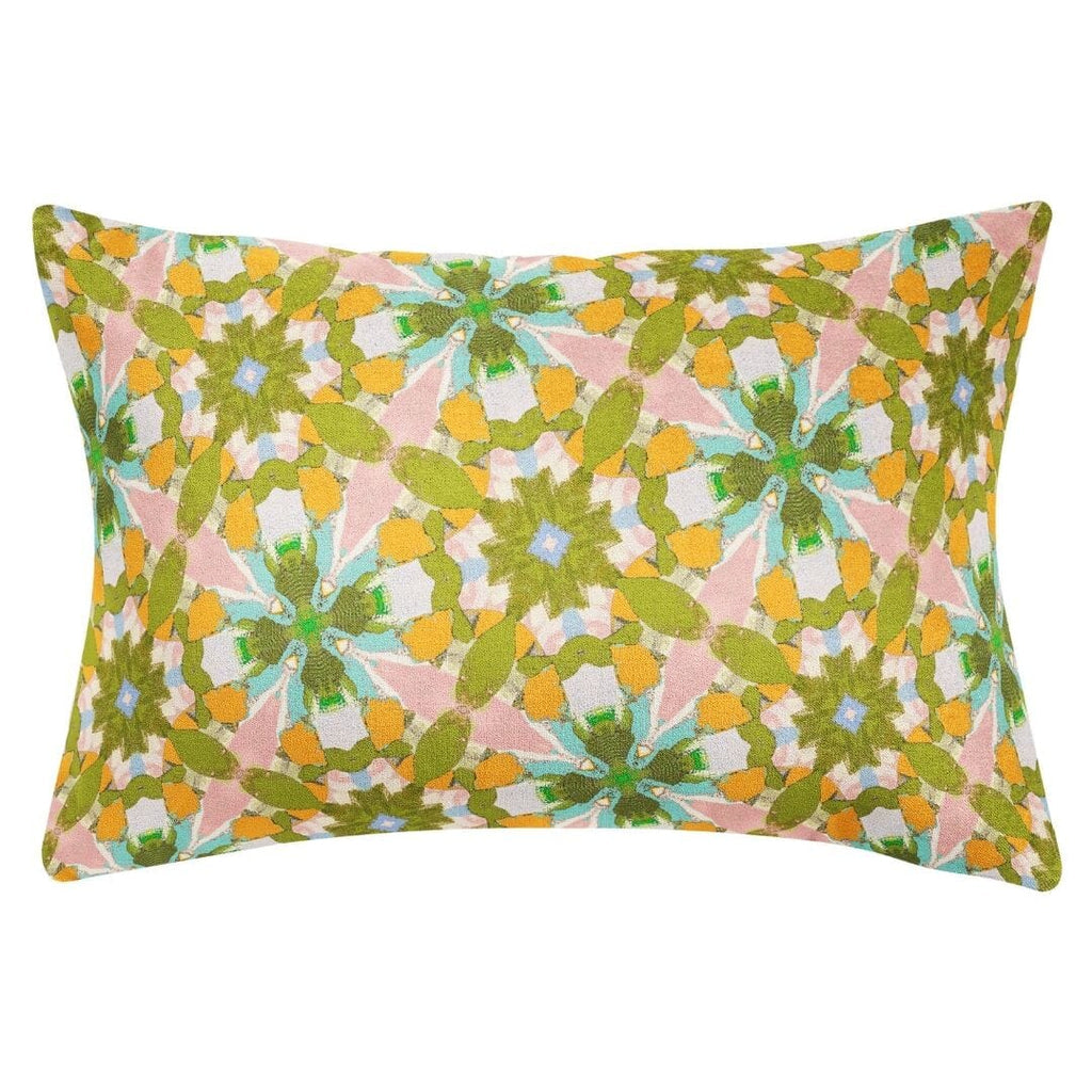 Lady Di Yellow Throw Pillow 14"x20" lumbar