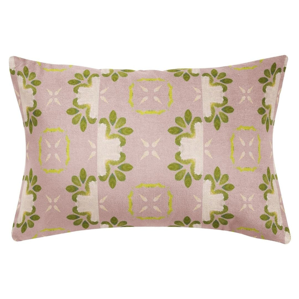 Primrose Mauve Throw Pillow 14"x20" lumbar