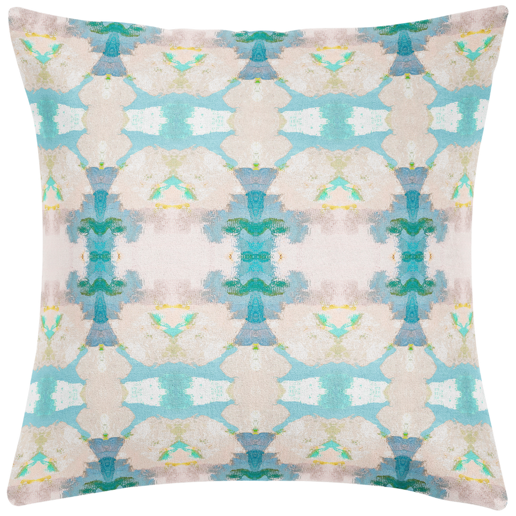 Blue Lagoon Throw Pillow 26" square