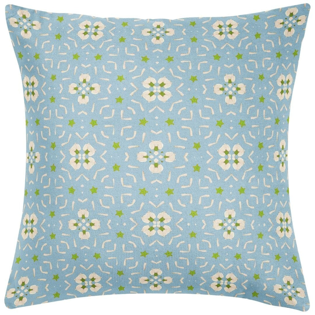 Dorset Garden Blue Throw Pillow 26"