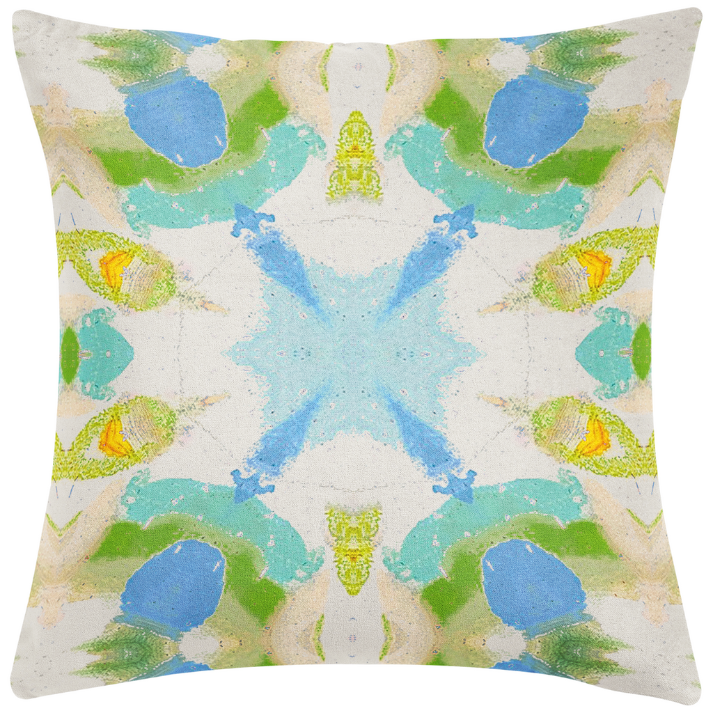 Hyacinth Azul Throw Pillow 26" square