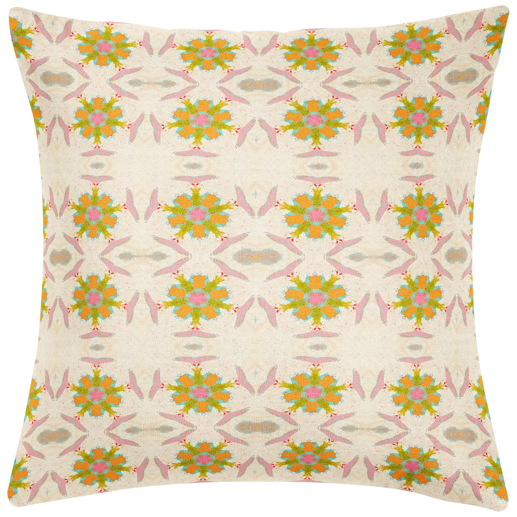 Pink Street Throw Pillow 26" square