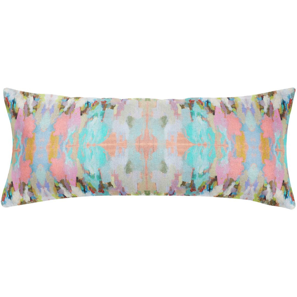 Brooks Avenue linen pillow inspired by original art from Laura Park Designs bolster
