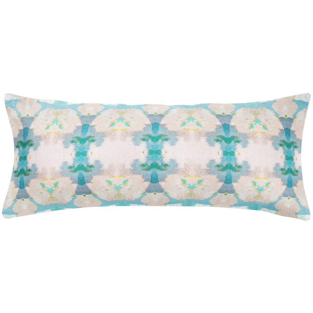 Blue Lagoon Throw Pillow 14" x 36" bolster