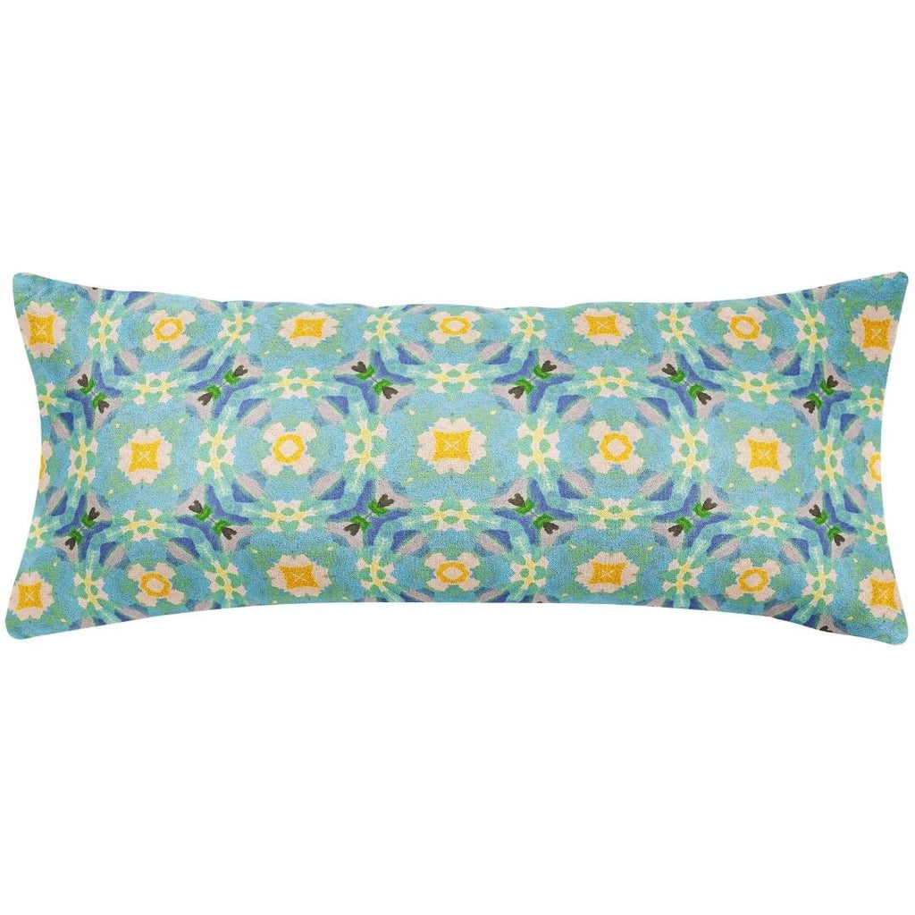 Chelsea Blue Throw Pillow 14"x36" bolster