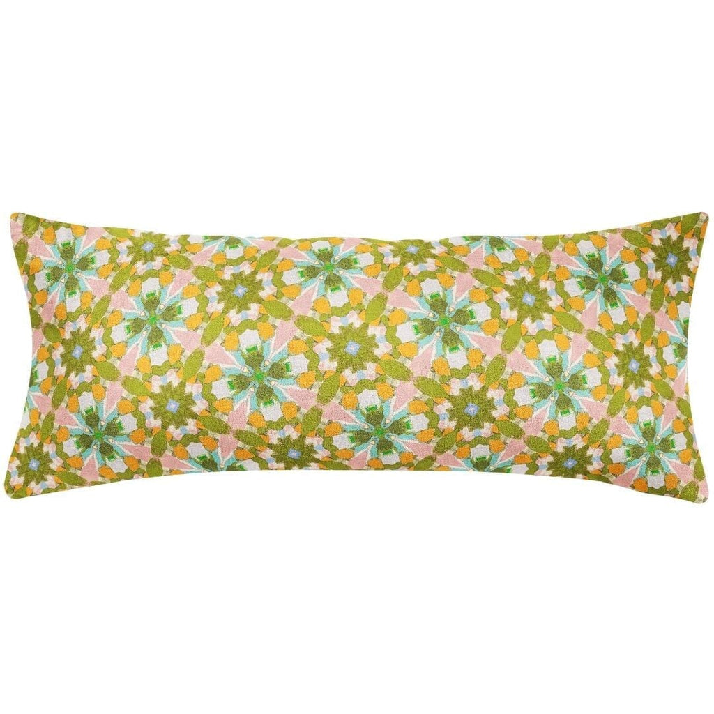 Lady Di Yellow Throw Pillow 14"x36" bolster