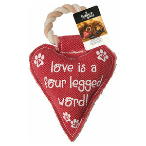 Love Heart Shaped Chew Toy package