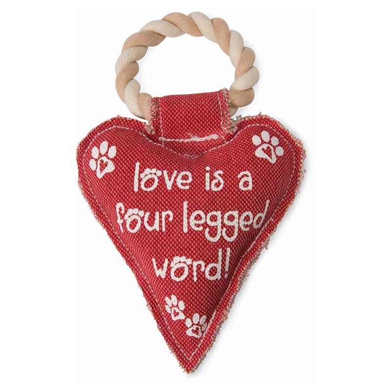 Love Heart Shaped Chew Toy