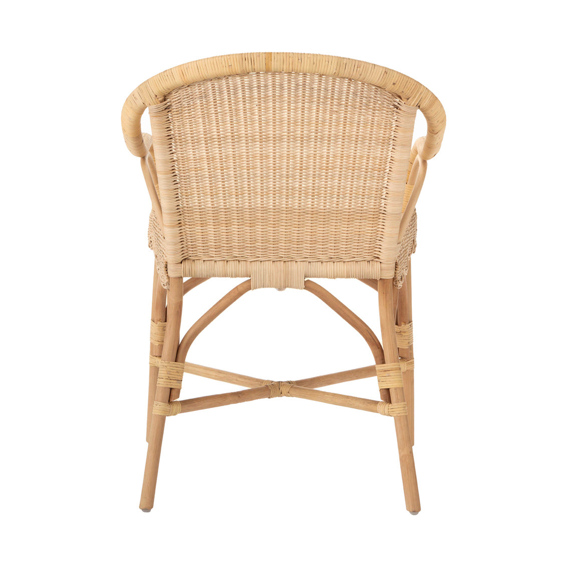 Hope Hill Chair by Amanda Lindroth rattan chair back view