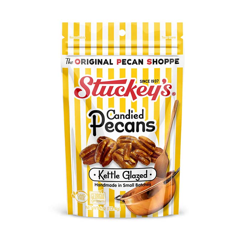 Stuckey's Kettle Glazed Candied Pecans available from Harley Butler Trading Company