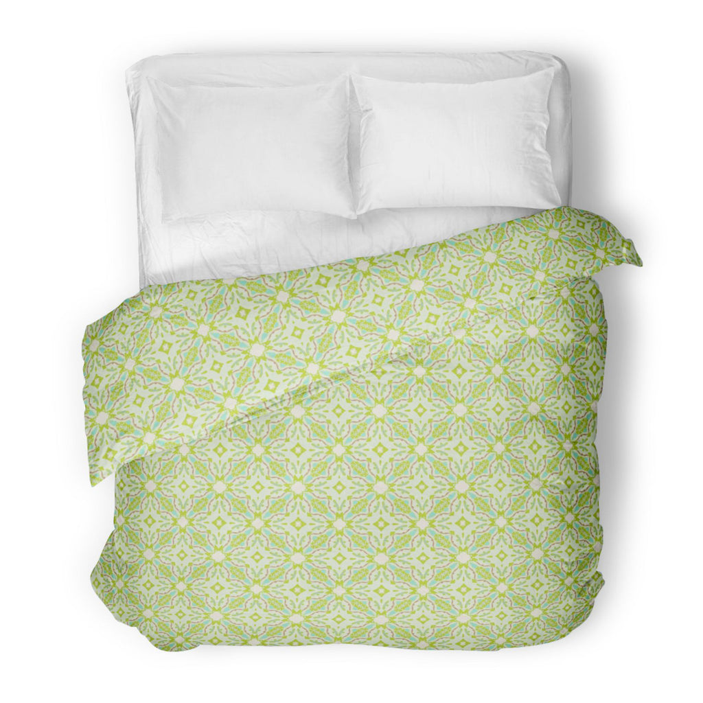 Lagos Green Duvet Cover