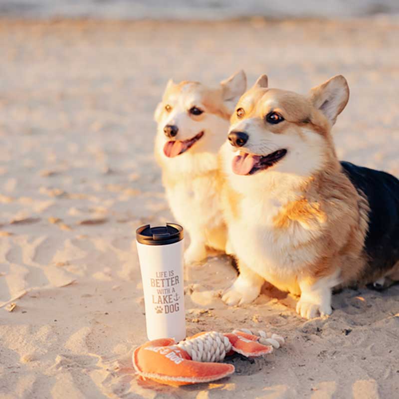 Lake Dog Canvas Chew Toy is perfect for dogs of all sizes