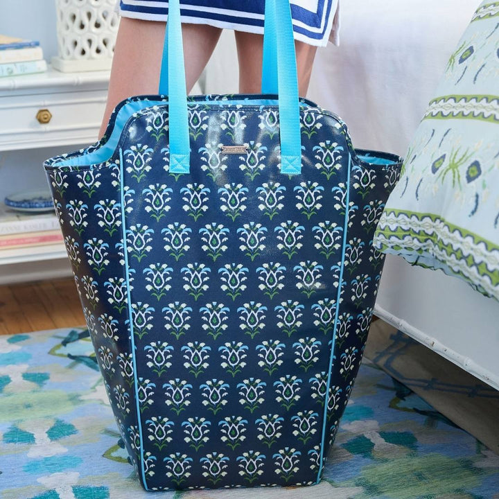 Rosemary Indigo Laundry Bag is perfect for home or college