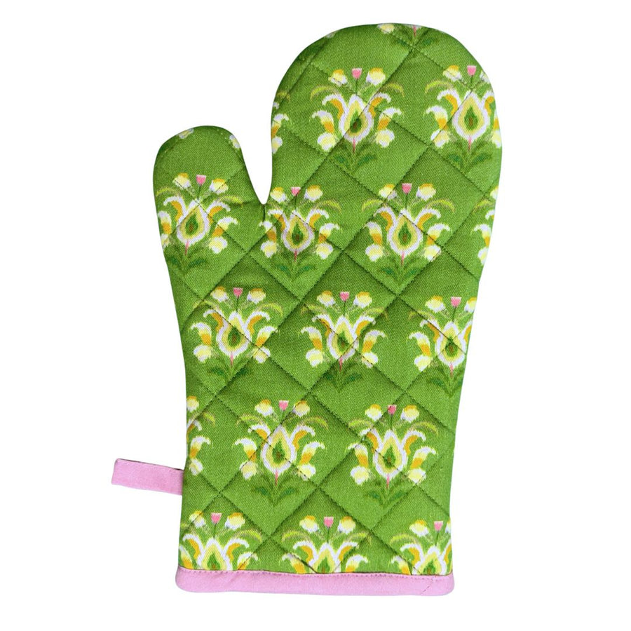 Rosemary Meadow Oven Mitt and Pot Holder Set 100% cotton exterior