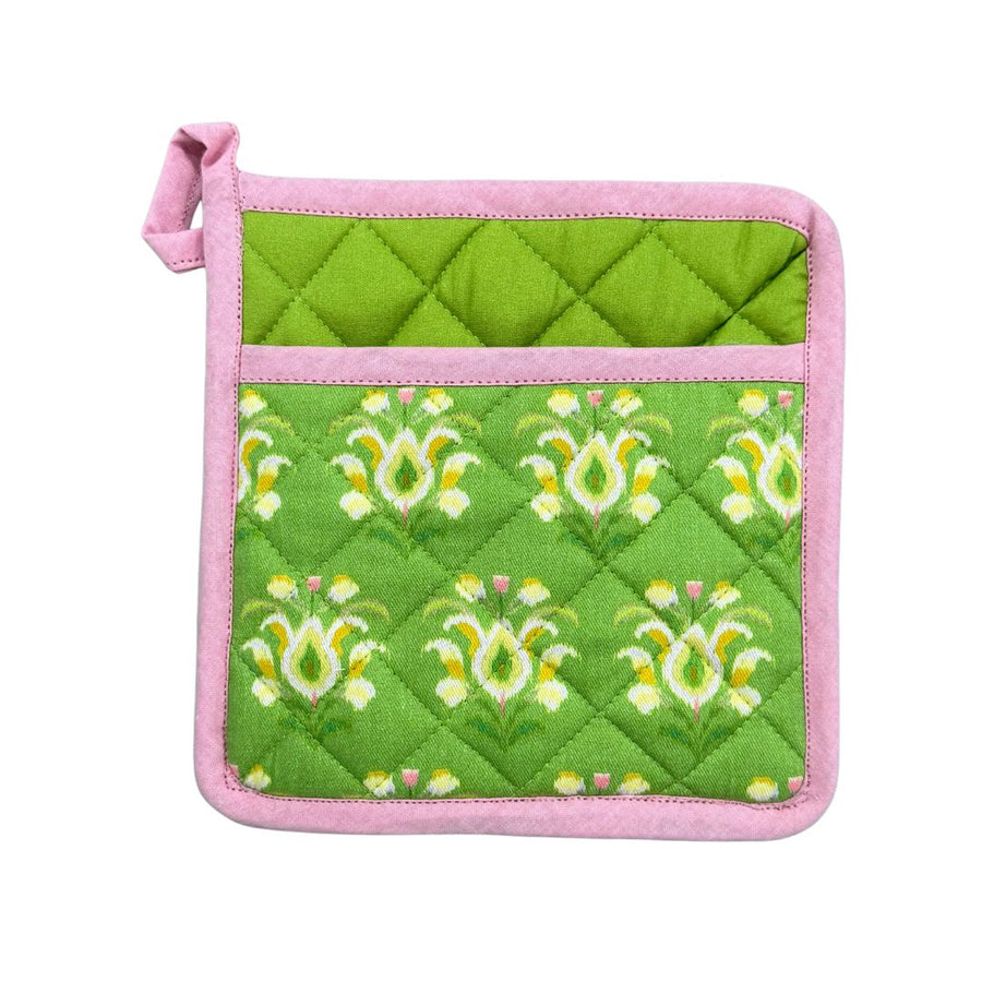 Rosemary Meadow Oven Mitt and Pot Holder Set 100% polyester lining
