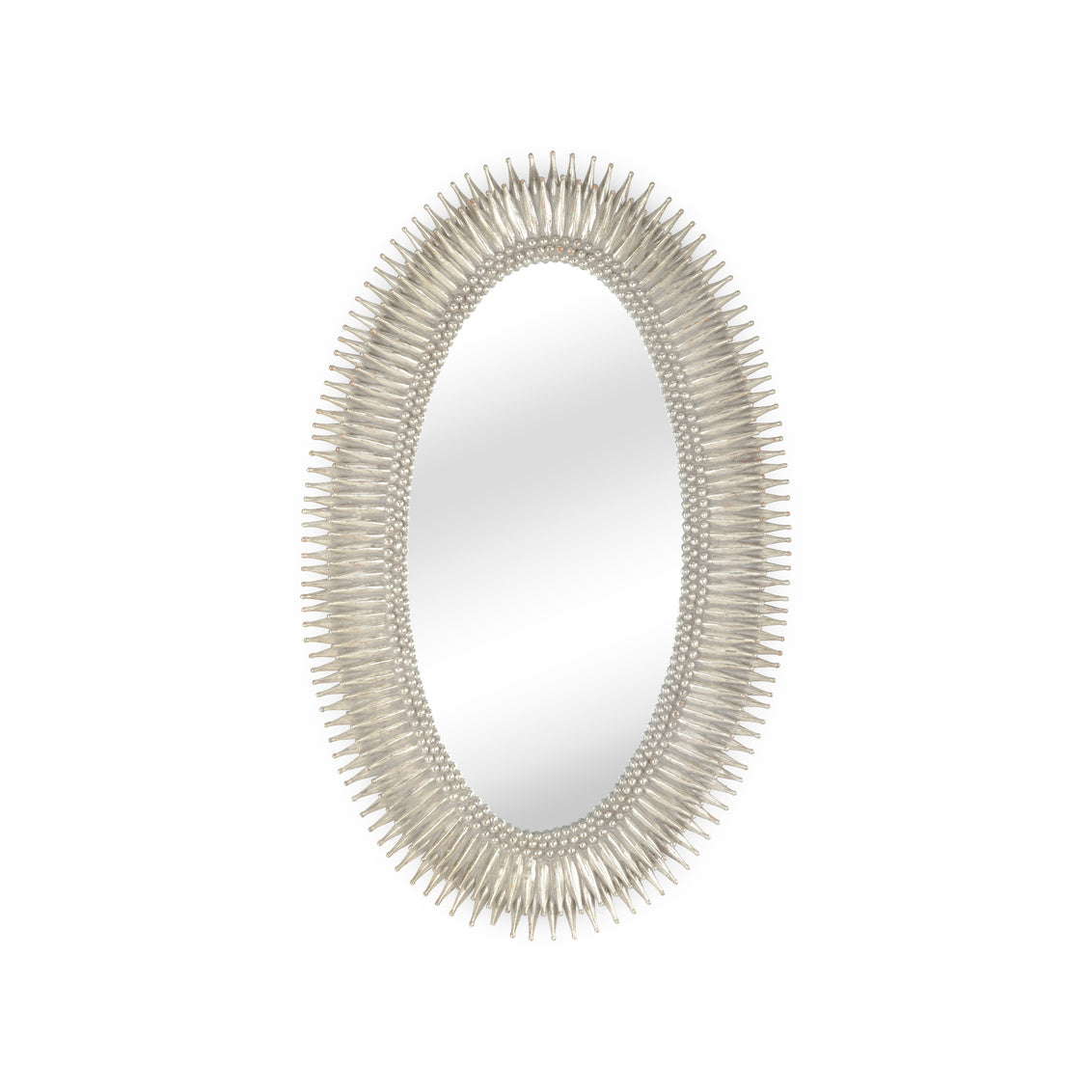 Lucius Mirror - Silver is composite with antique silver leaf finish